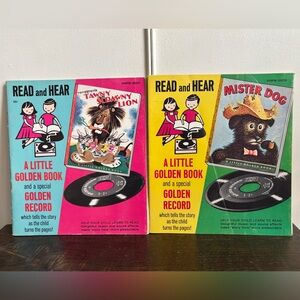 Vintage 1950s Read and Hear Golden Books - No Records